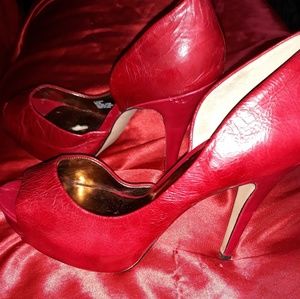 Jessica Simpson leather EUC